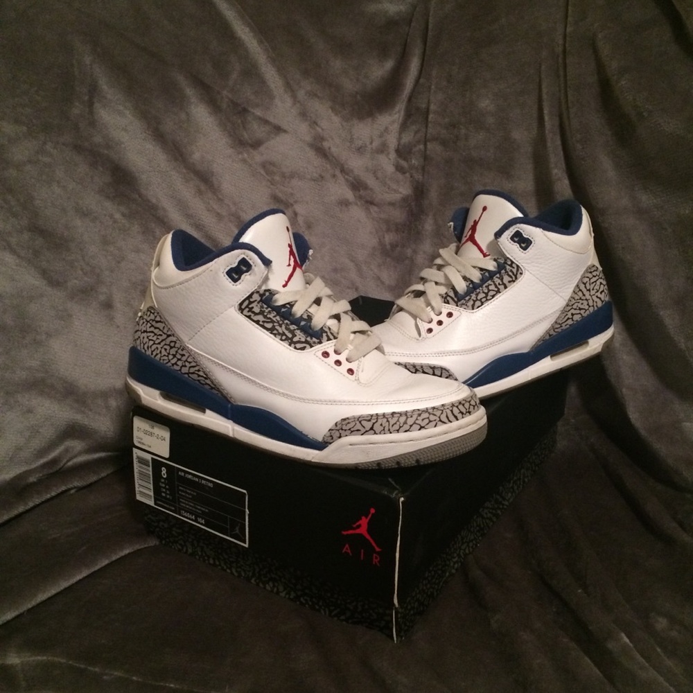 [Air Jordan] Retro 3 True Blue